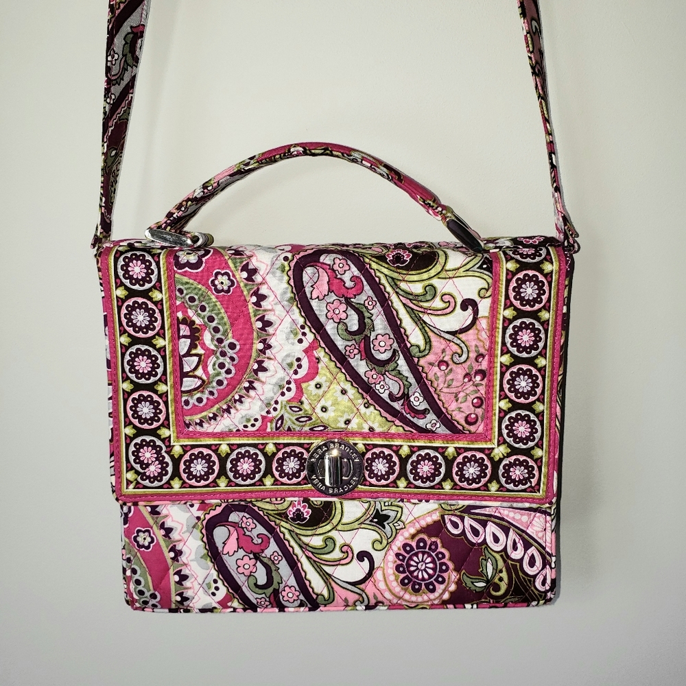 Vera Bradley Julia Very Berry Paisley Purse Crossbody